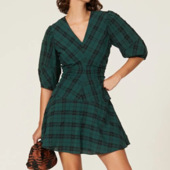 Tanya Taylor Dresses & Skirts - Tanya Taylor - Emmaline Plaid Dress - Size 0